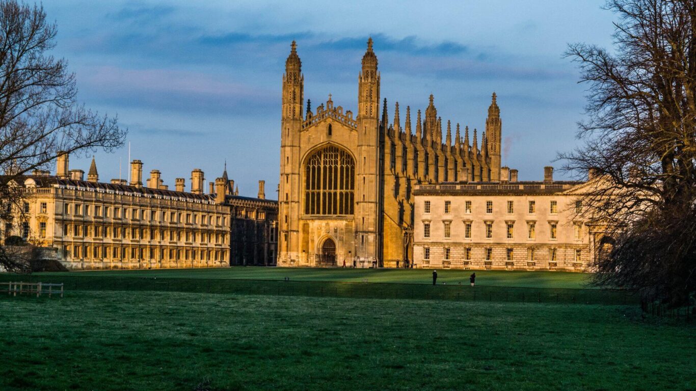 Cambridge University Canva Stock Image
